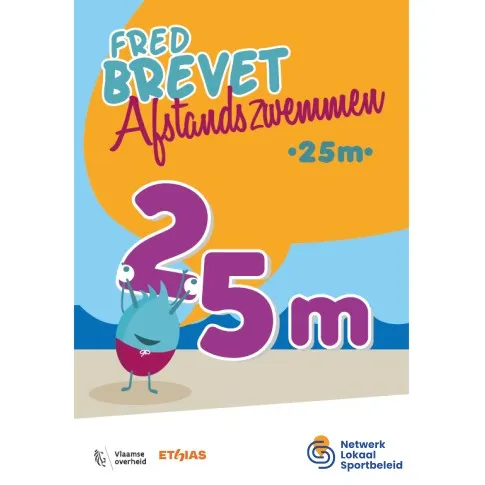 Afstandszwemmen | zwembrevet | 25 m