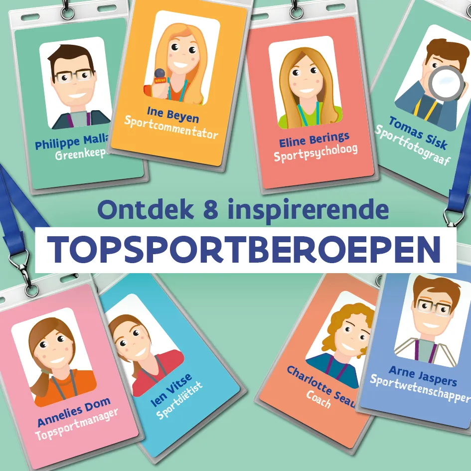 8 inspirerende topsportberoepen | lespakket